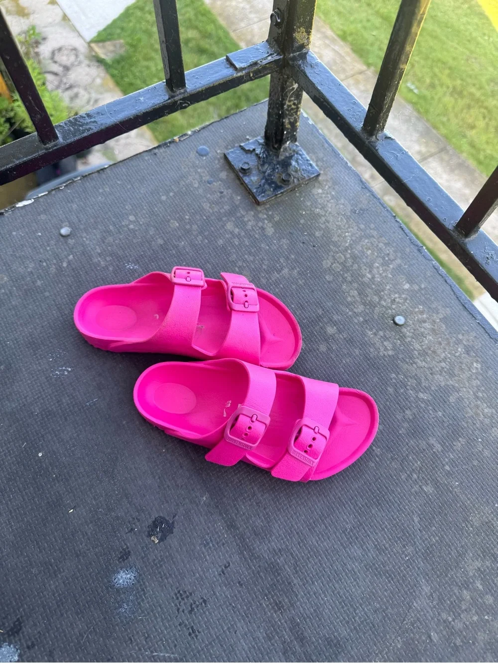 Birkenstock Kids Pink EVA Arizona Sandals